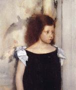 Fernand Khnopff Portrait of Gabrielle Braun oil painting
